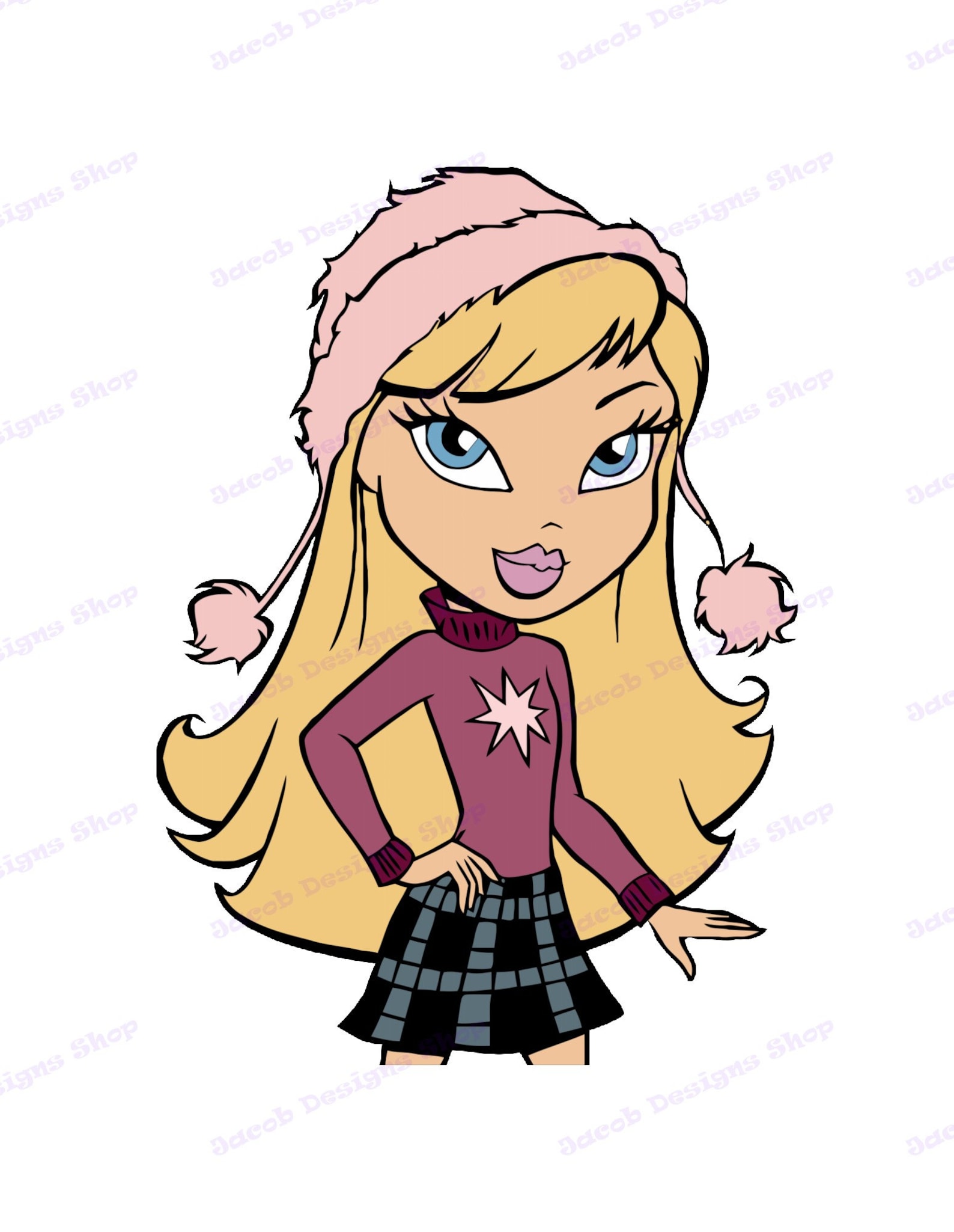 Bratz SVG 12 svg dxf Cricut Silhouette Cut File Instant Etsy