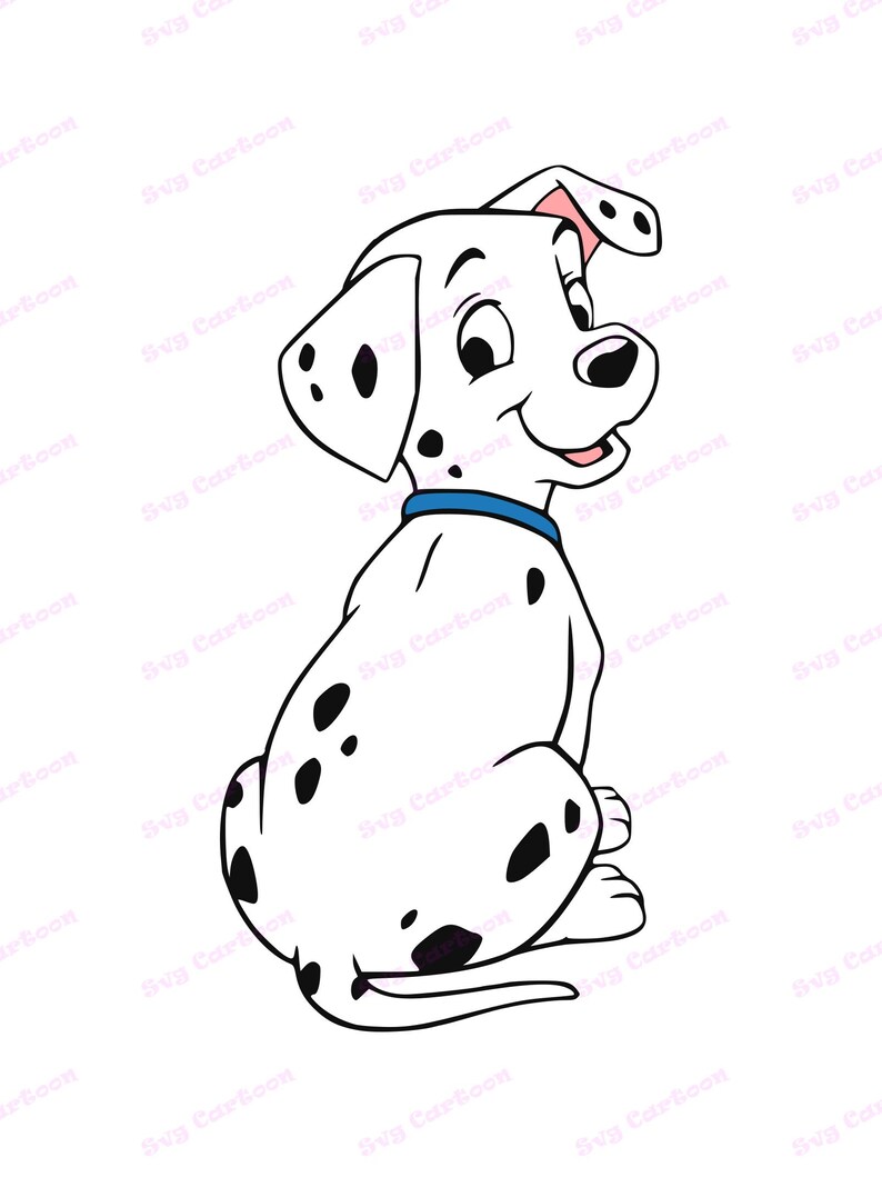 Dalmatian Puppies SVG 3 svg dxf Cricut Silhouette Cut | Etsy