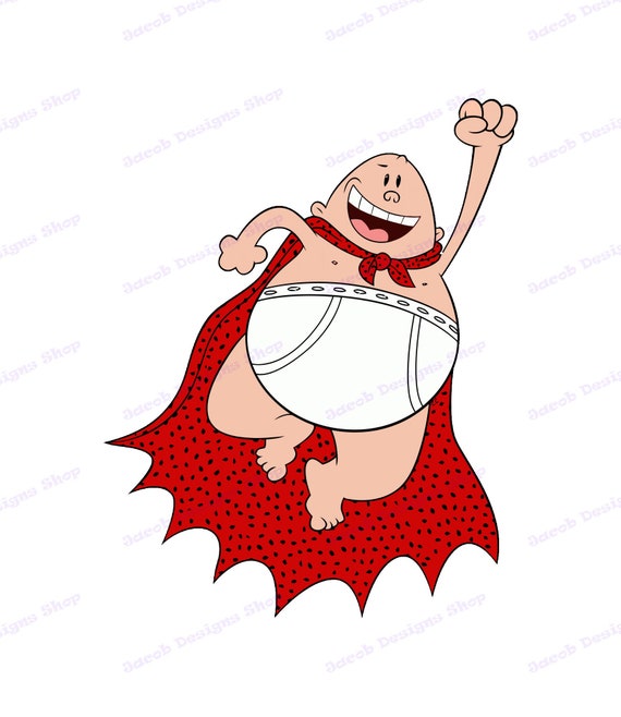 Benjamin Krupp Netflix Cricut Cut File Artwork Silhouette Layered Clipart Vector Instant Download Captain Underpants Face SVG