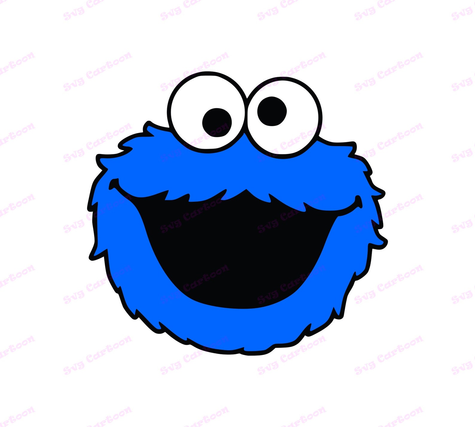 Face Cookie Monster SVG Svg Dxf Cricut Silhouette Cut Etsy Face Cookie Monster SVG Svg Dxf Cricut Silhouette Cut Etsy