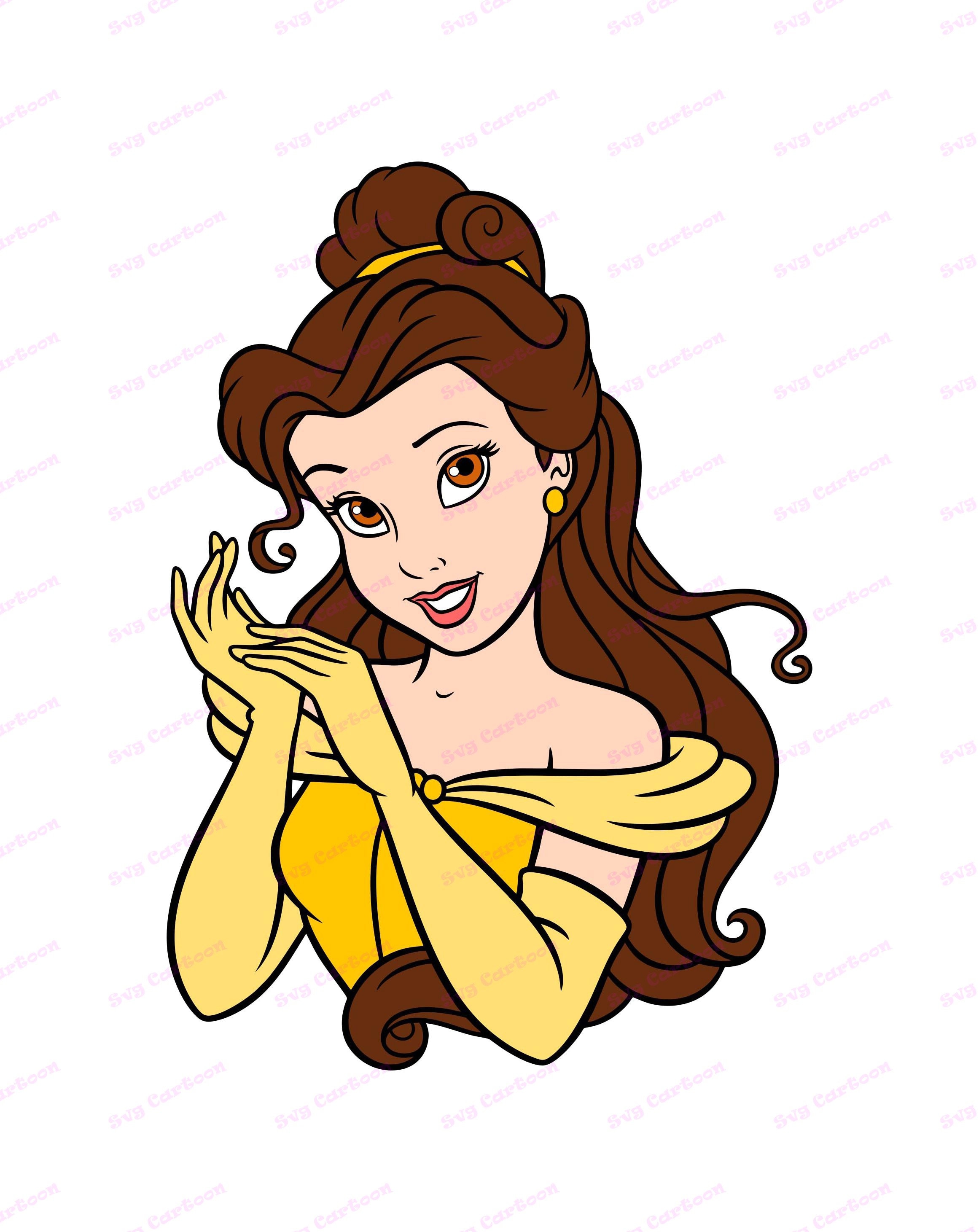 Free Free 330 Princess Belle Silhouette Svg SVG PNG EPS DXF File