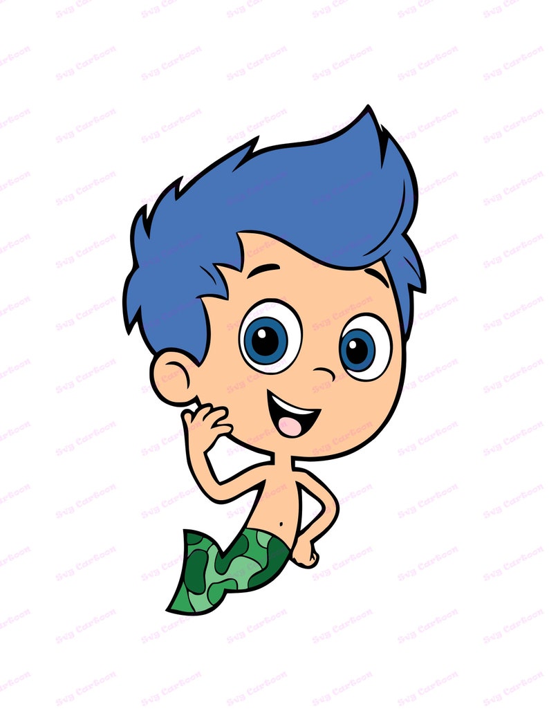 Download Gil Bubble Guppies SVG svg dxf Cricut Silhouette Cut File ...