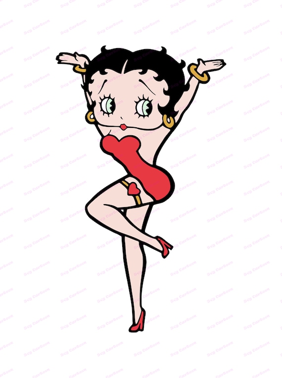 Download Betty Boop SVG 3 svg dxf Cricut Silhouette Cut File | Etsy