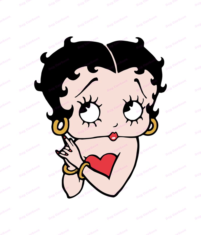 Download Betty Boop SVG 11 svg dxf Cricut Silhouette Cut File | Etsy