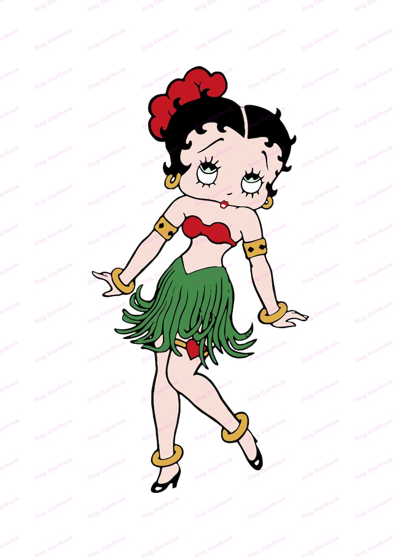 Download Betty Boop SVG 9 svg dxf Cricut Silhouette Cut File | Etsy