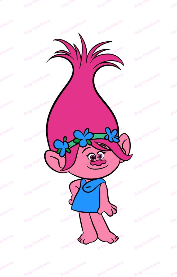Poppy Trolls Svg 13 Svg Dxf Cricut Silhouette Cut File Etsy