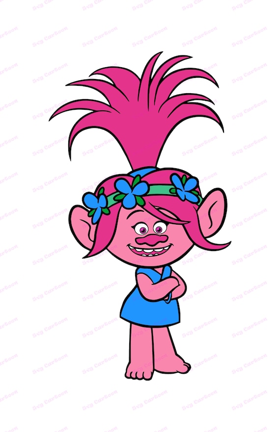 Free Free Trolls Princess Poppy Svg 518 SVG PNG EPS DXF File