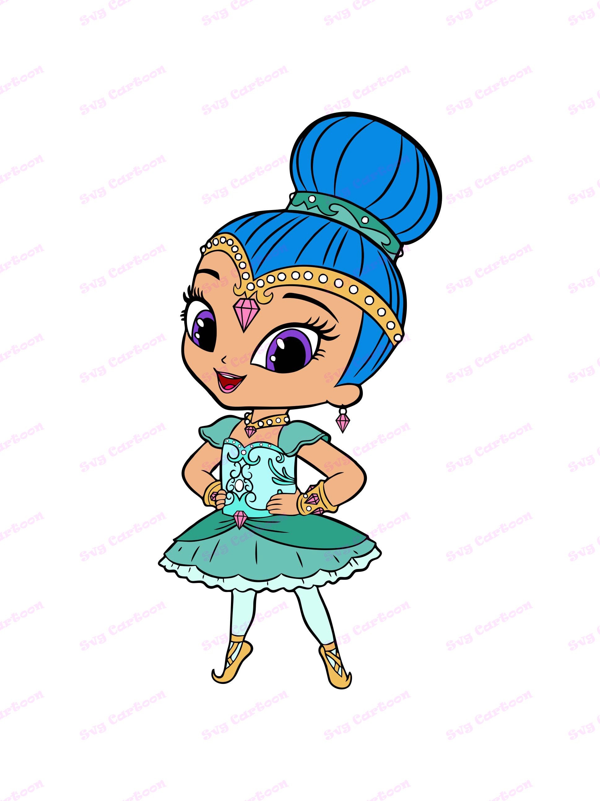 Shimmer And Shine SVG 5 svg dxf Cricut Silhouette Cut | Etsy