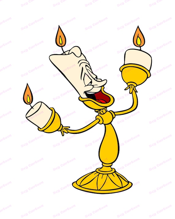 Lumiere Beauty And The Beast Svg 1 Svg Dxf Cricut Etsy