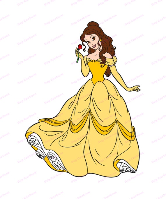 Download Belle Beauty And The Beast SVG 2 svg dxf Cricut Silhouette ...