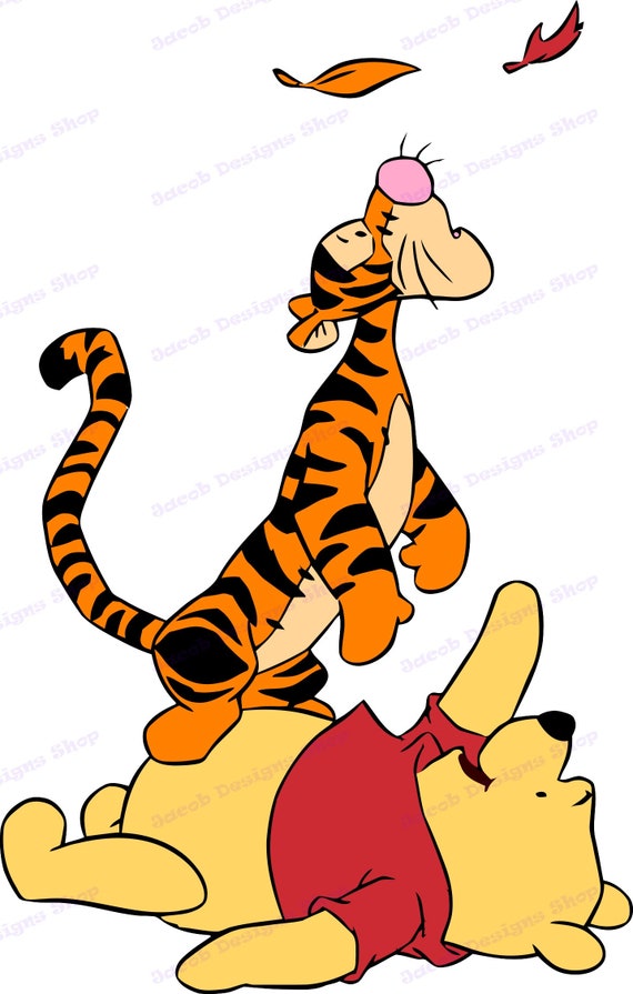 Winnie The Pooh And Tigger Svg 4 Svg Dxf Cricut Silhouette Etsy