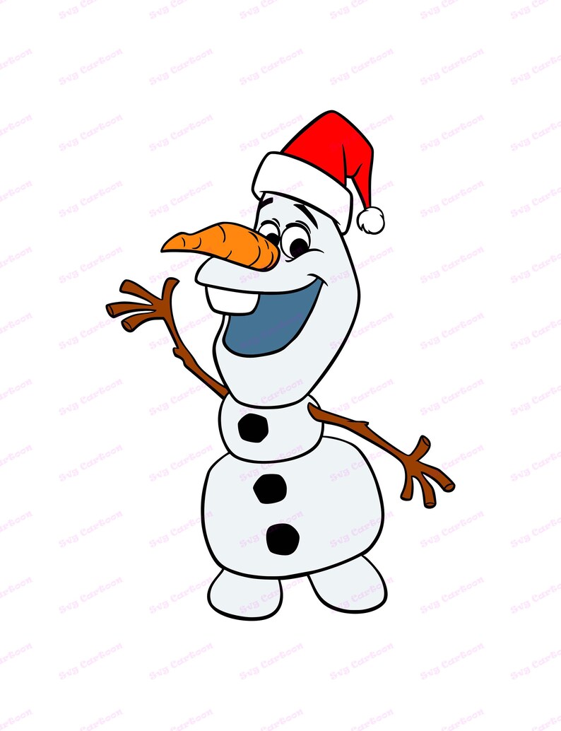 Olaf the Frozen SVG 3 Svg Dxf Cricut Silhouette Cut File | Etsy
