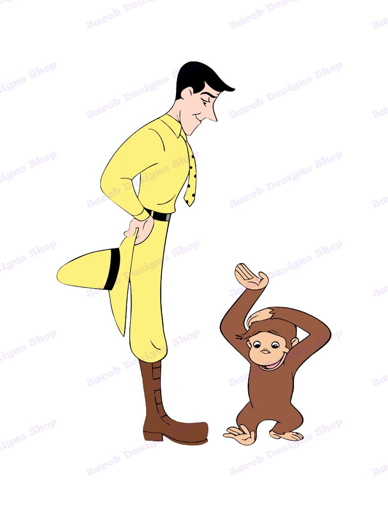 Download Curious George SVG 13 svg dxf Cricut Silhouette Cut File ...