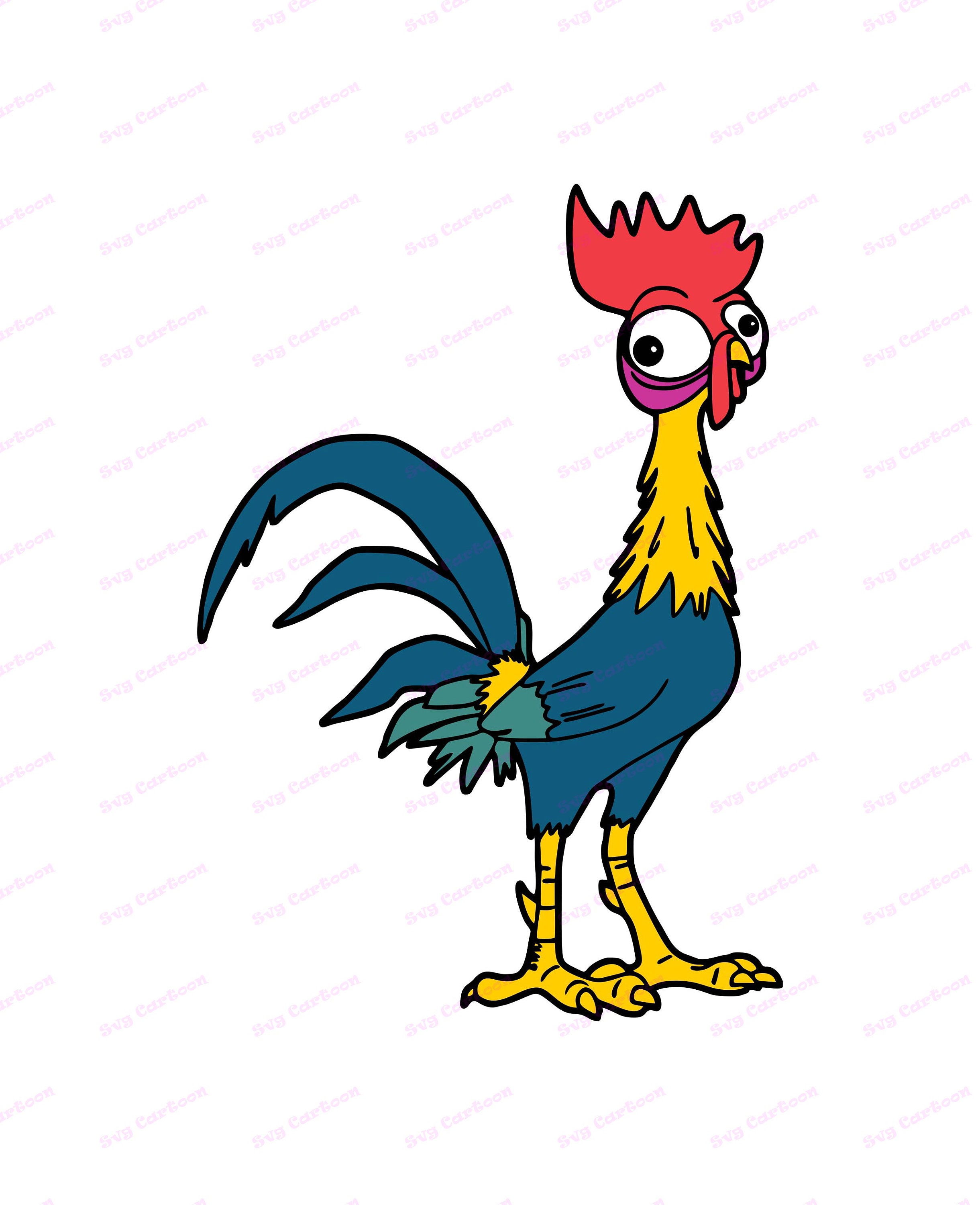 Download Hei Hei The Rooster Svg 2 Svg Dxf Cricut Silhouette Cut Etsy