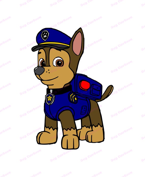 Download Chase Paw Patrol Svg Svg Dxf Cricut Silhouette Cut File Etsy