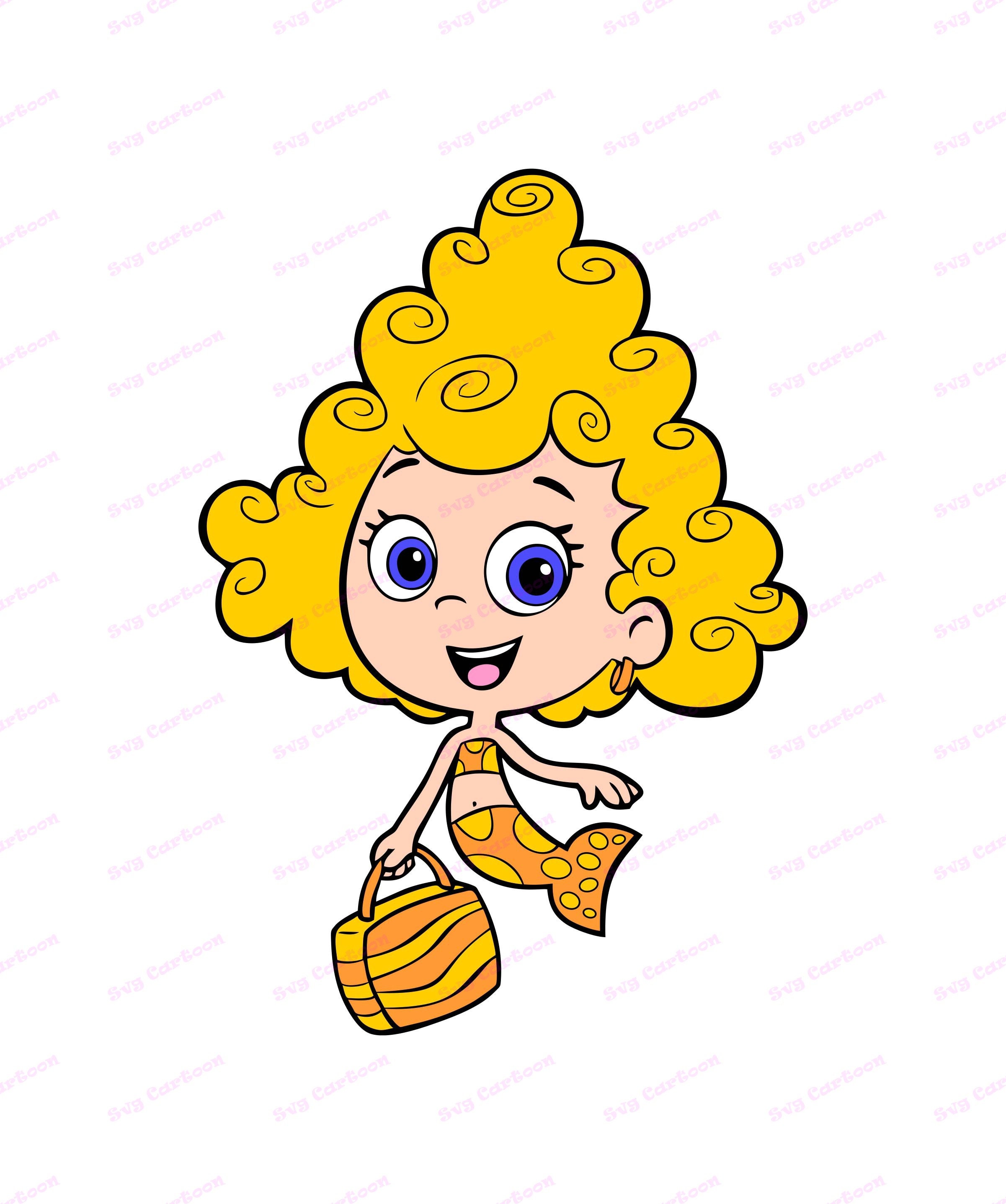 Deema Bubble Guppies SVG svg dxf Cricut Silhouette Cut | Etsy