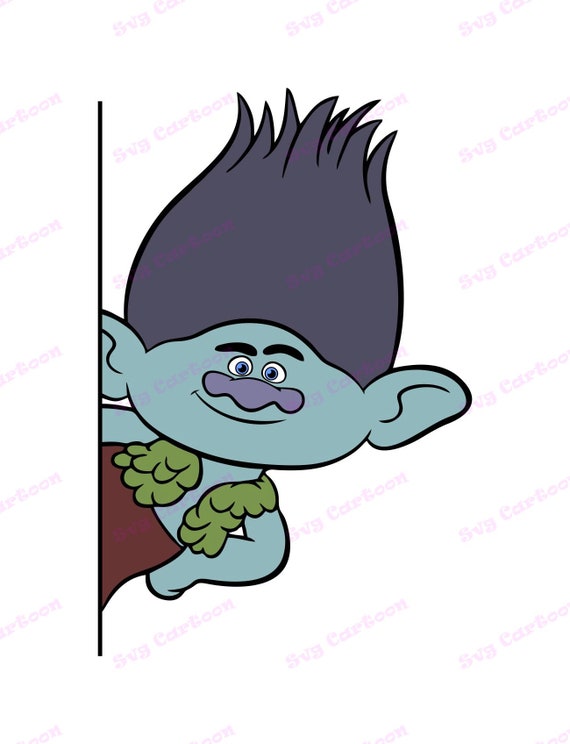 Branch Trolls SVG 5 Svg Dxf Cricut Silhouette Cut File | Etsy