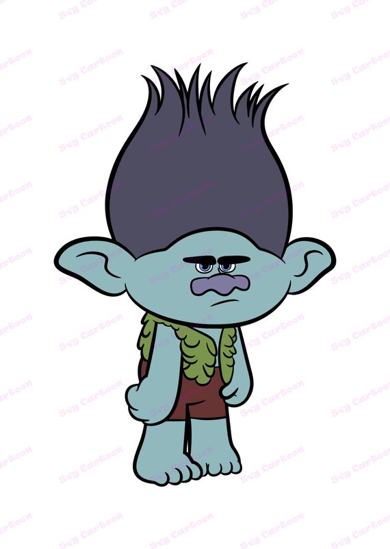 Branch Trolls SVG 4 Svg Dxf Cricut Silhouette Cut File | Etsy