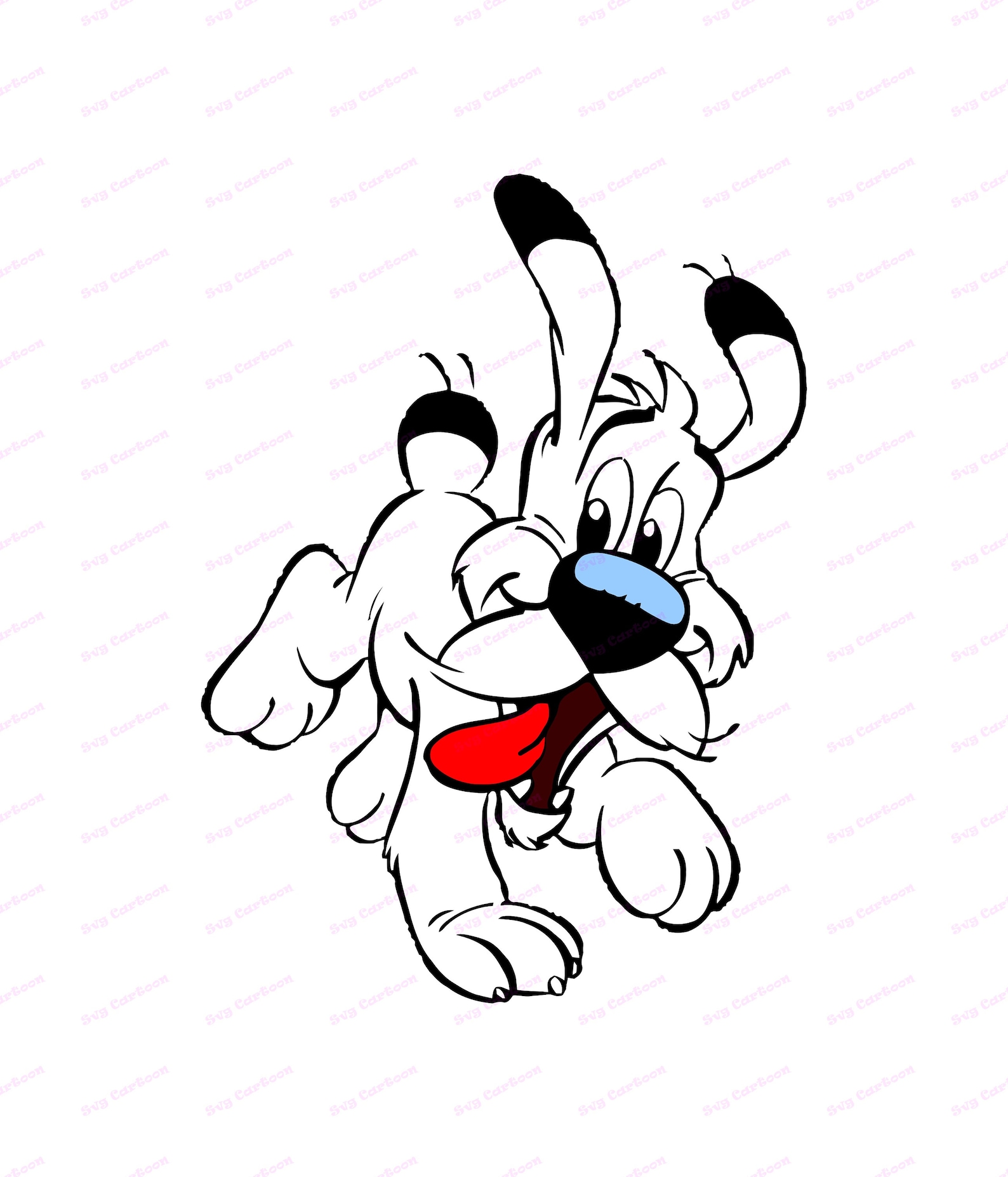 Idefix Asterix SVG 1 Svg Dxf Cricut Silhouette schneiden | Etsy