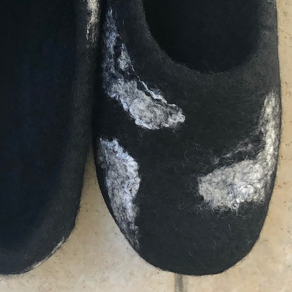 felted wool slippers