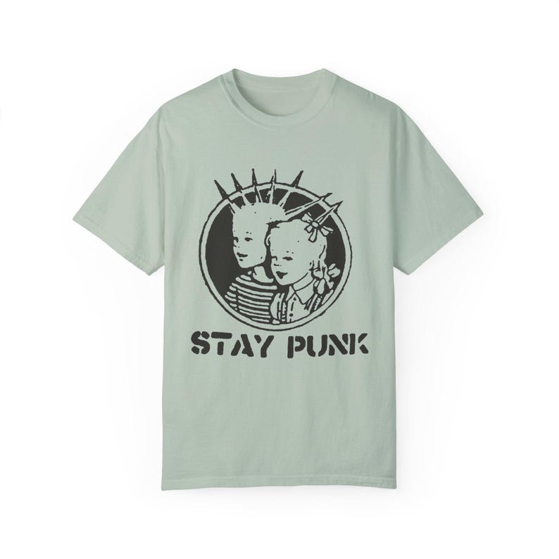 Stay Punk Graphic Tee: Vintage Style Alternative Fashion T-Shirt image 6
