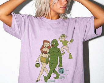 Creature From the Lagoon Shirt, Vintage Monster Halloween Tee,
