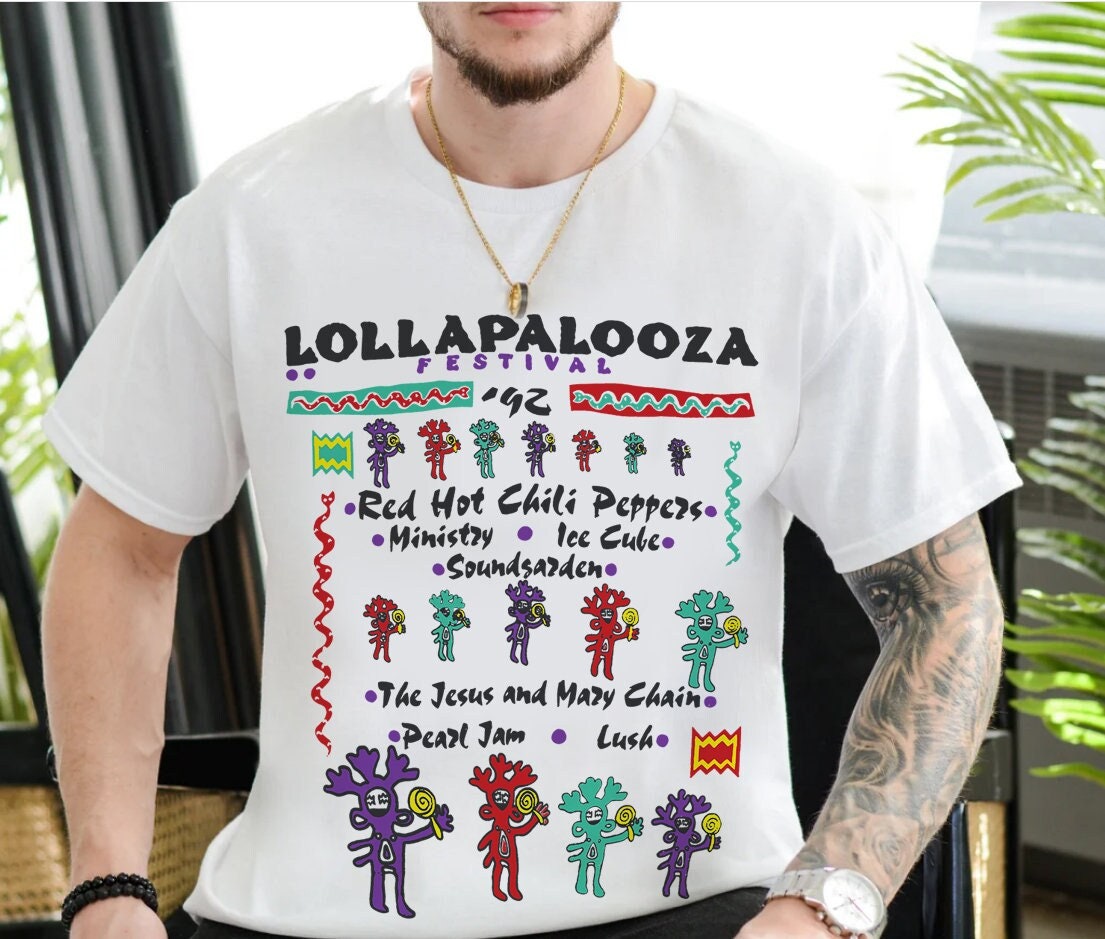 Lollapalooza T Shirt   Etsy Canada