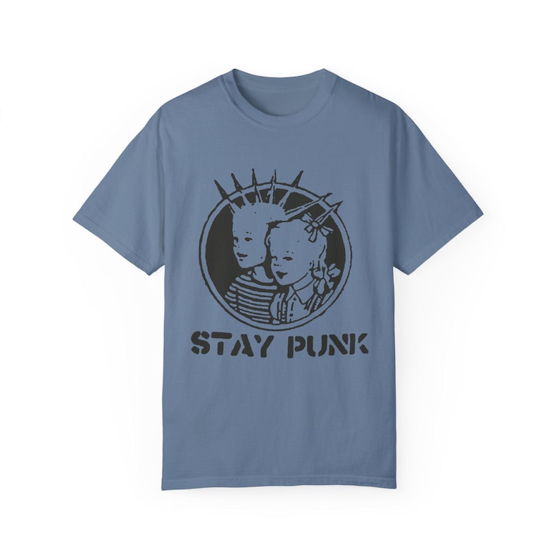 Stay Punk Graphic Tee: Vintage Style Alternative Fashion T-Shirt image 8