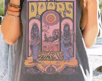 Vintage The Doors 60er Jahre Konzert-T-Shirt