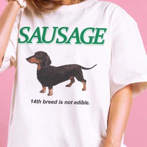Dachshund Wiener Dog T-shirt, Sausage Dog Tee, Cute Animal Shirt, Dog Lover Gift, Pet Owner Apparel