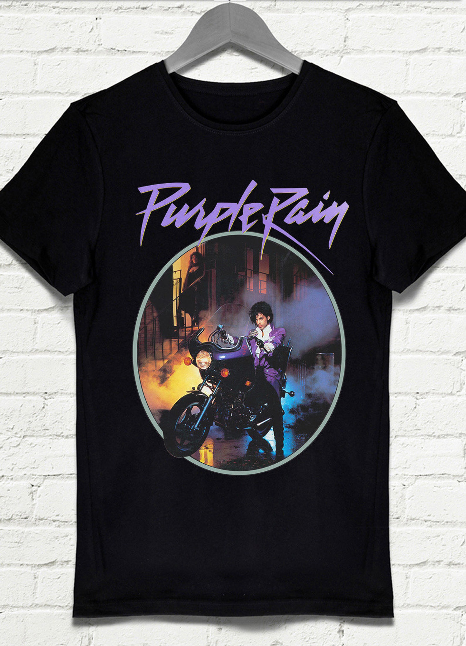 purple rain graphic t shirt