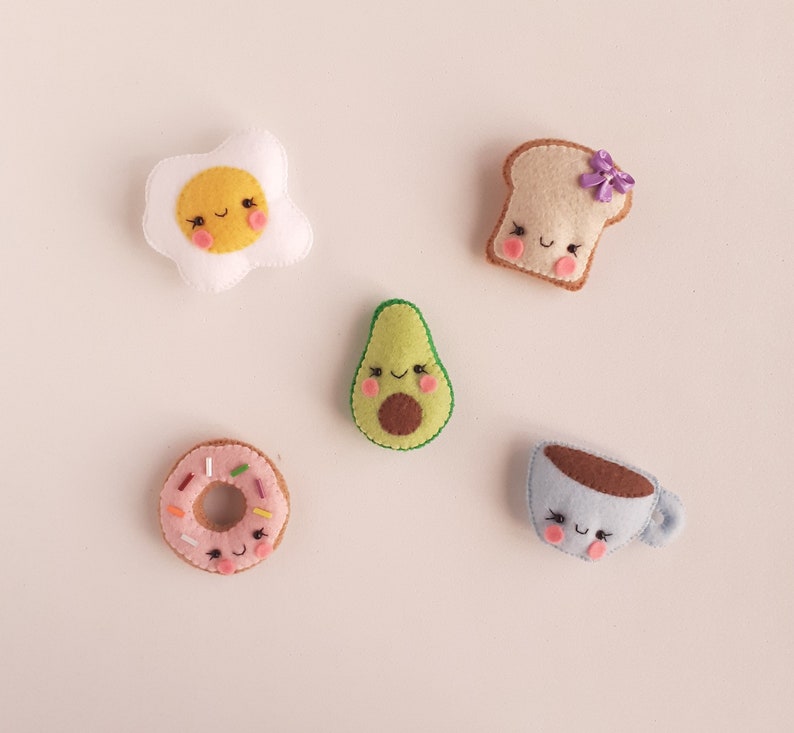 Cute fridge kawaii food Kawaii felt brooch Etsy