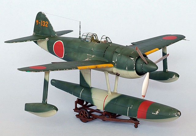 Kawanishi Shiden 紫電 1/87 Scale Aircraft Japan War Display Diecast vol 81 