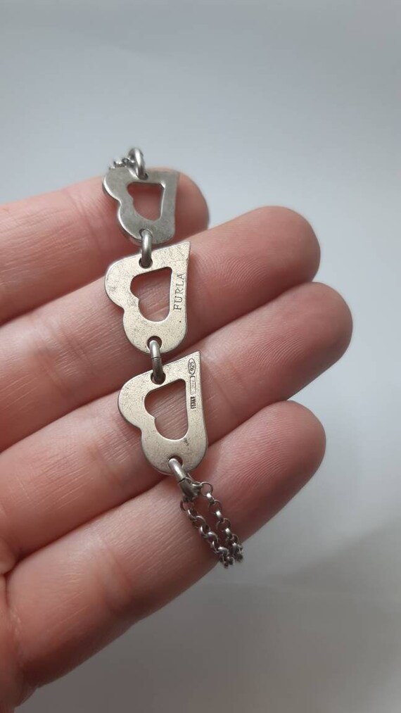 ●tow tow archive● Fortuna Symbol Leather Bracelet Silver B fortuna favet fortibus