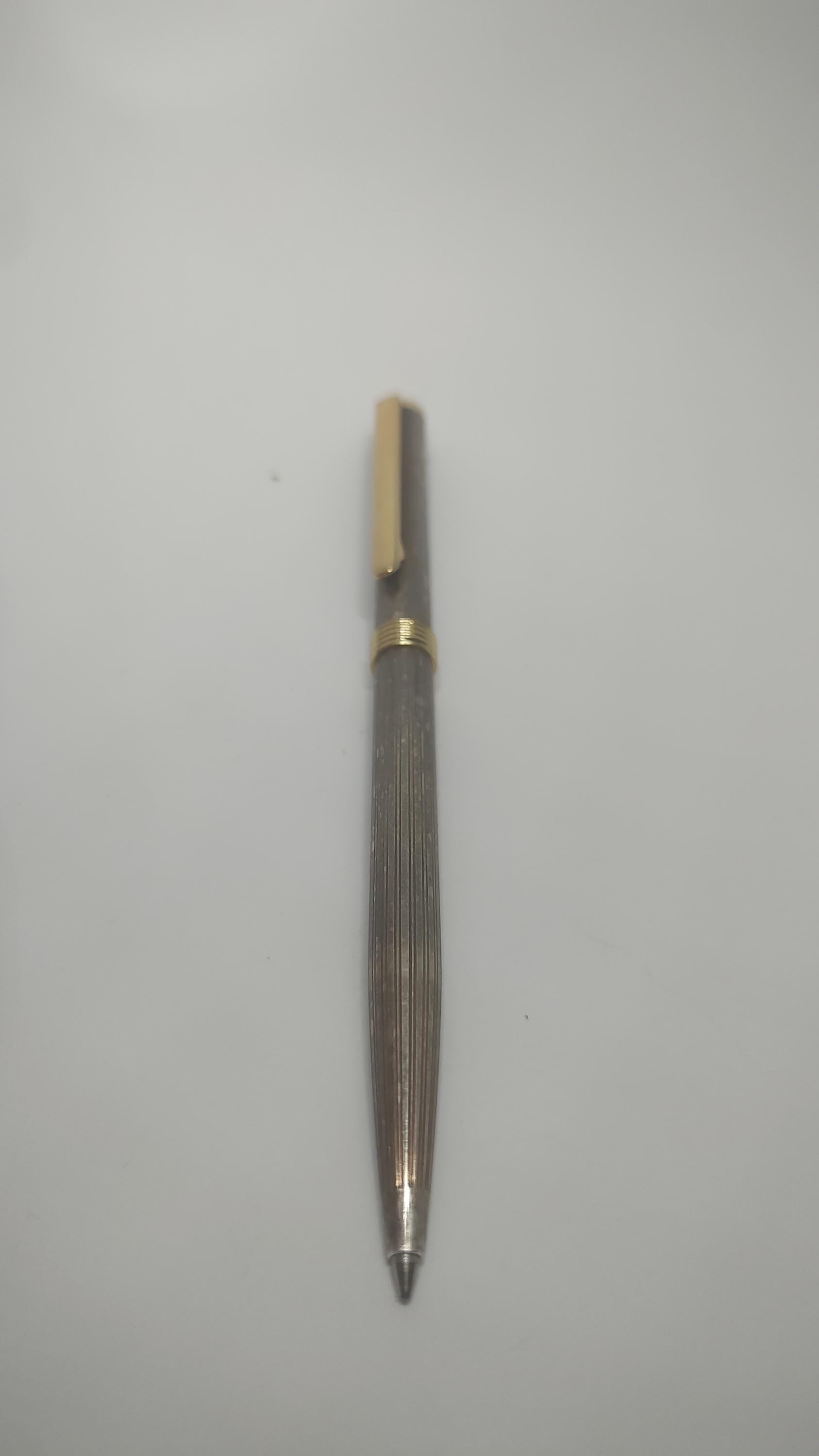 Vintage Italian Sterling Silver Retractable Pen 925 285 VA Ferrari