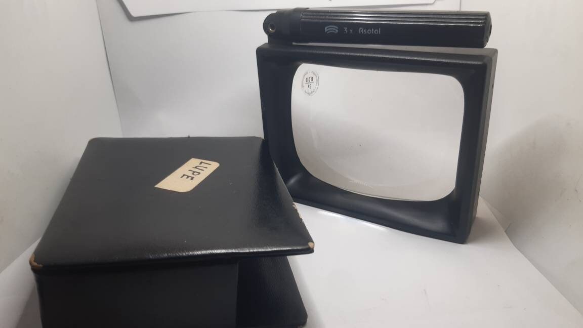 Vintage German Magnifying glass collectable loupe Etsy