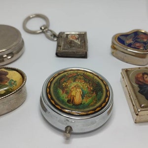 Choose your pill box,vintage metal pill box