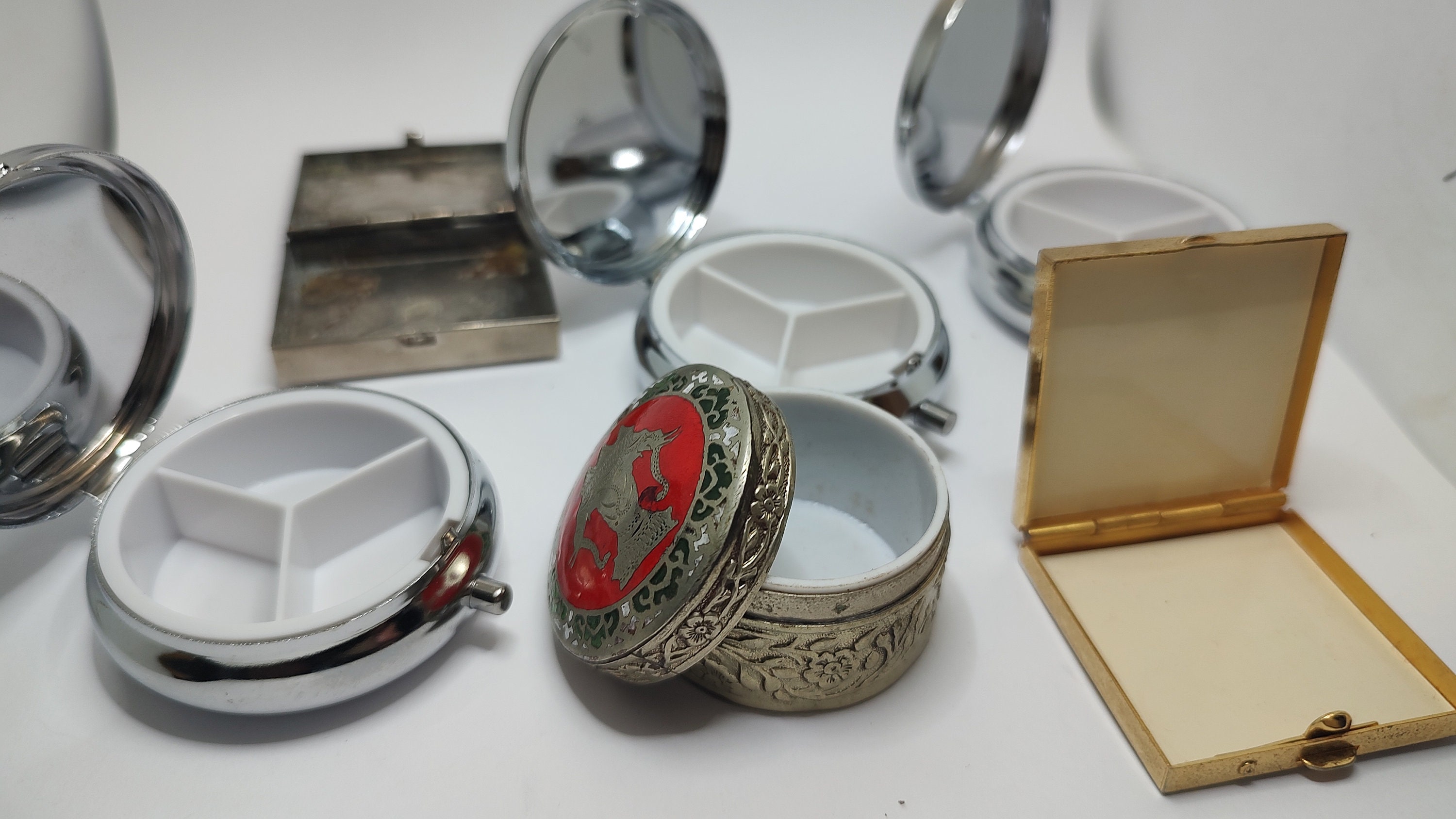 アンティーク雑貨 Vintage London Hallmark 1986 Pill Box アンティーク雑貨 Vintage London Hallmark 1986 Pill Box