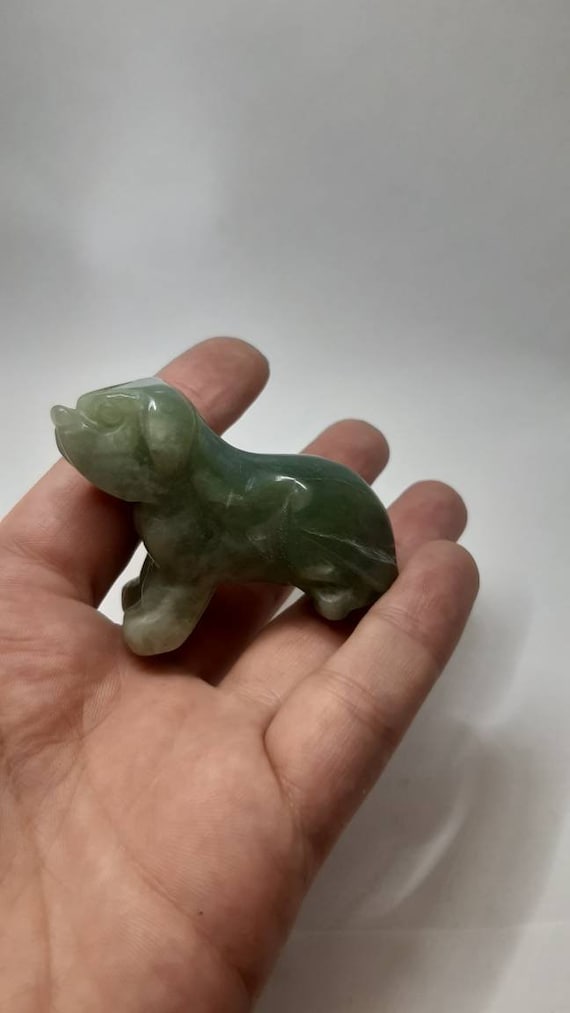 Collectibles Hand Carved Jadeite Eagle figurine,Jade miniature,gemstone