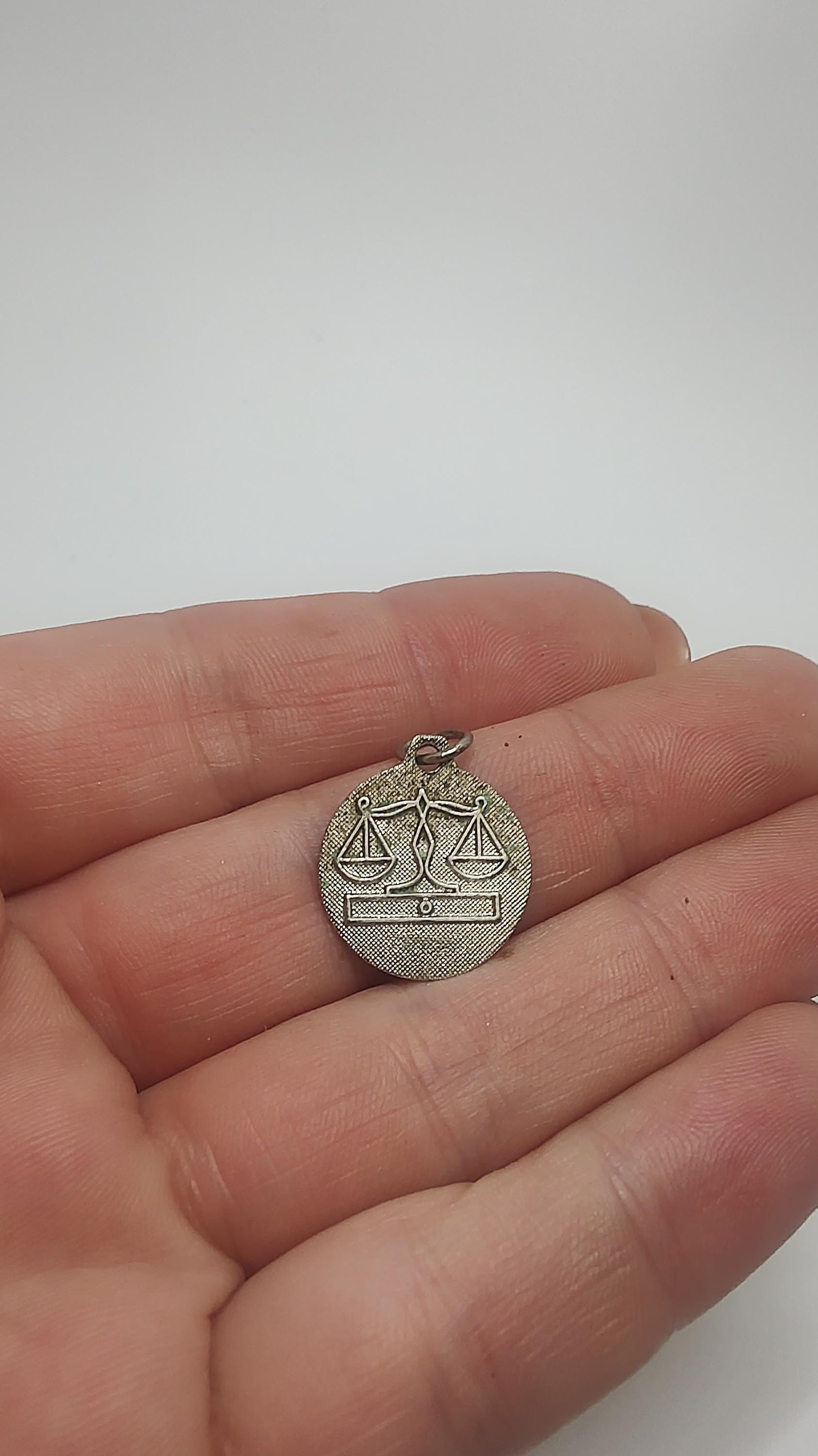 Pendentif Balance En Argent Massif - Zodiac, Bijou Neuf Sans Emballage