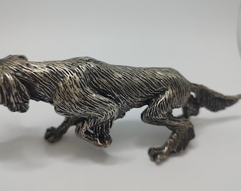 シルバー　エナメル　犬の置物　イタリア　フィレンツェ シルバー エナメル 犬の置物 イタリア フィレンツェ シルバー エナメル