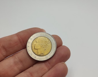 イタリア 500リラ 1994年 ルカ・パチオーリ 500 lire 1994 - Luca Pacioli, Italy - uCoin.net