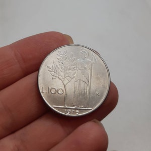100 lire 1976 italian coin