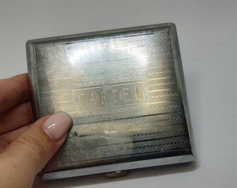 Vintage Tobacco Case,Metal Cigarette case