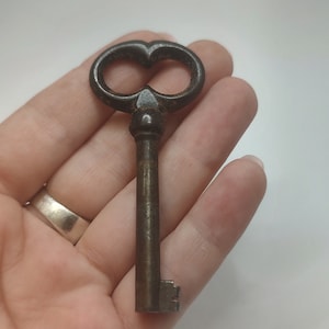 Authentischer alter Schlüssel,Vintage verzierter Messingschlüssel,Anhänger Vintage Schlüssel,Sammlerschlüssel