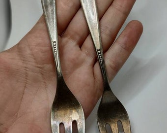 Vintage Wilkens 90 silver plated forks set