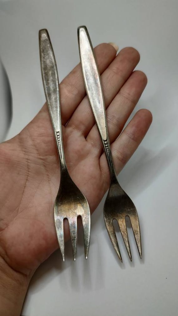 Vintage Wilkens 90 Silver Plated Forks Set Etsy Hong Kong