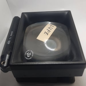 Lente d'ingrandimento tedesca d'epoca, lente d'ingrandimento da collezione, lente d'ingrandimento portatile, lente d'ingrandimento d'epoca, lente d'ingrandimento, ausilio per la lettura, oggetto da collezione