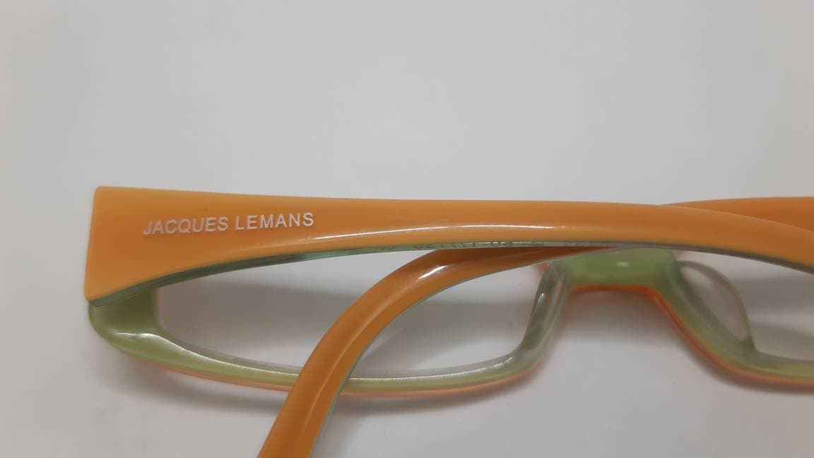 Monture De Lunettes JACQUES LEMANS LES YEUX JLF 1-5034 - Carrée Dorée - Neuf Sans étiquettes - Unisexe