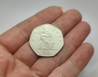1997年ヴィンテージ英国50ペンス硬貨 - エリザベス2世コレクターズ
